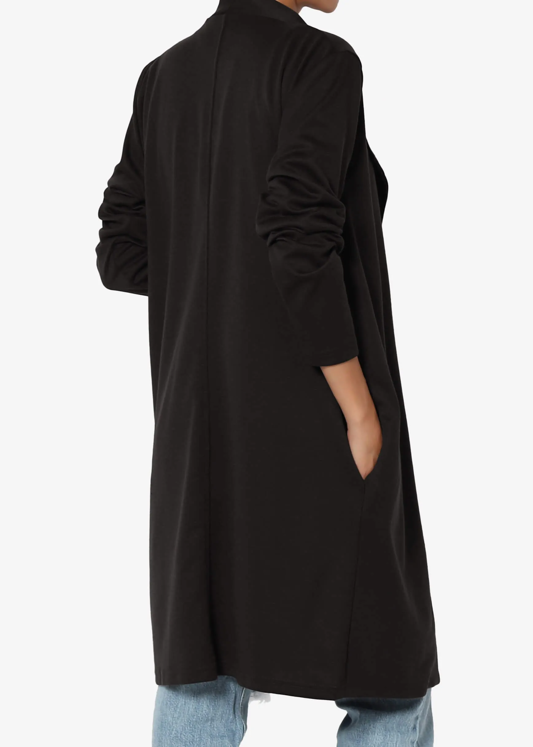 Hawke Open Front Knit Long Jacket