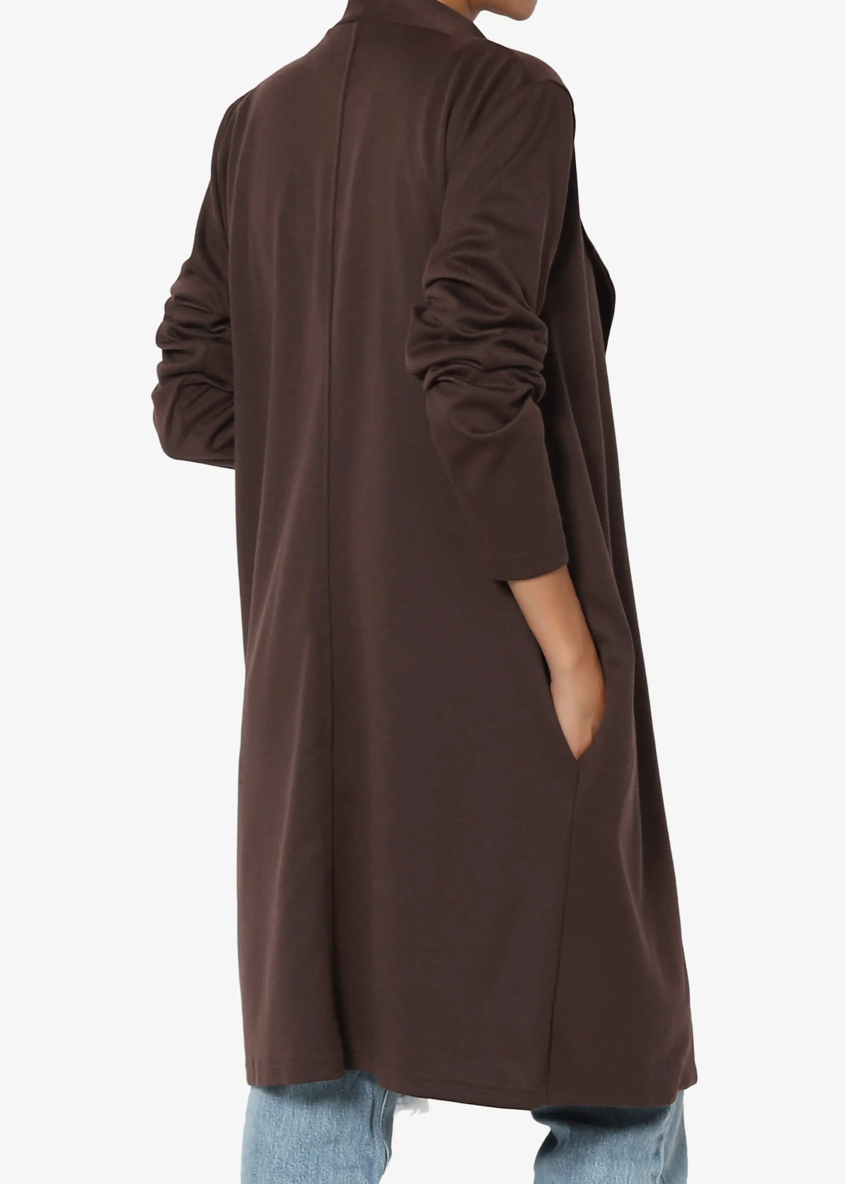 Hawke Open Front Knit Long Jacket