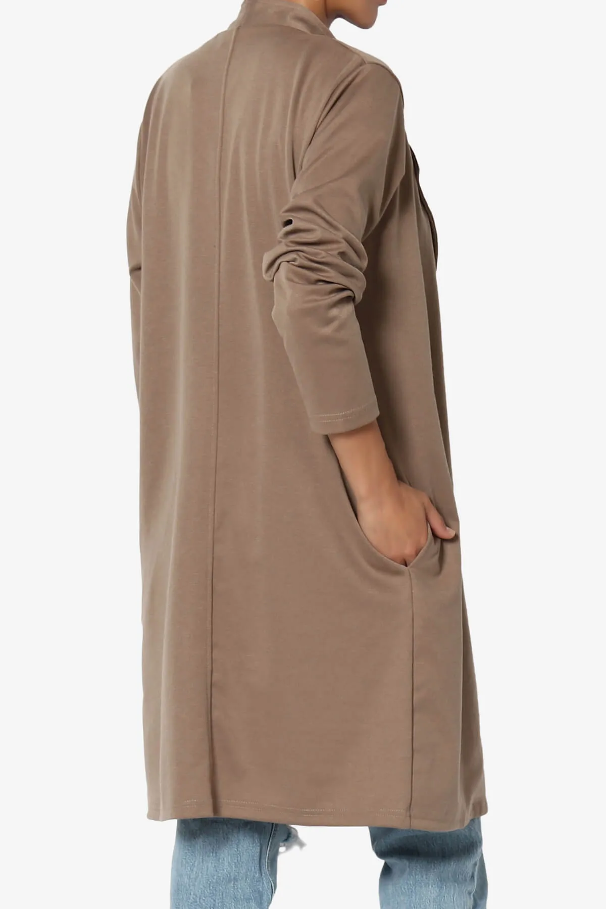 Hawke Open Front Knit Long Jacket
