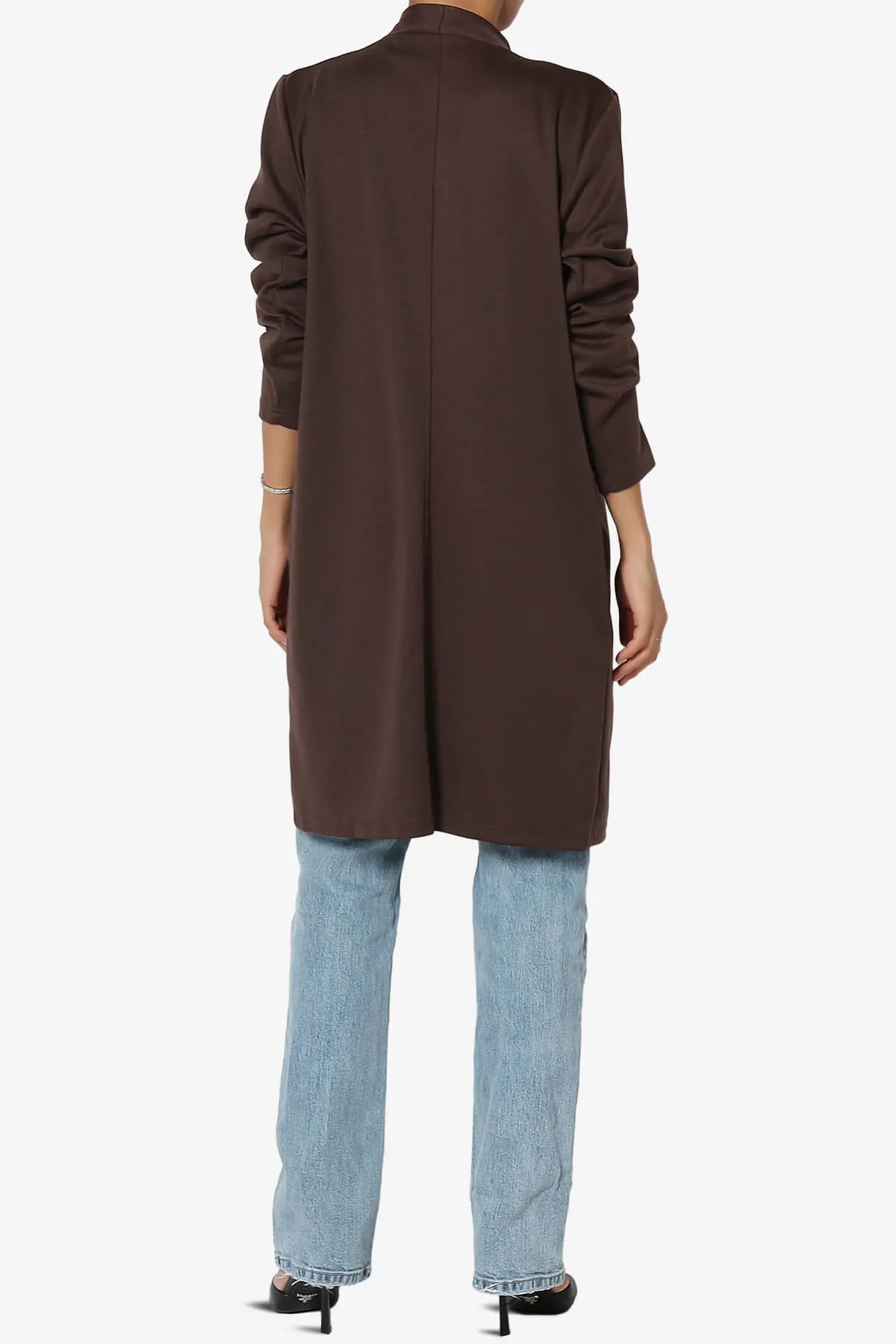 Hawke Open Front Knit Long Jacket