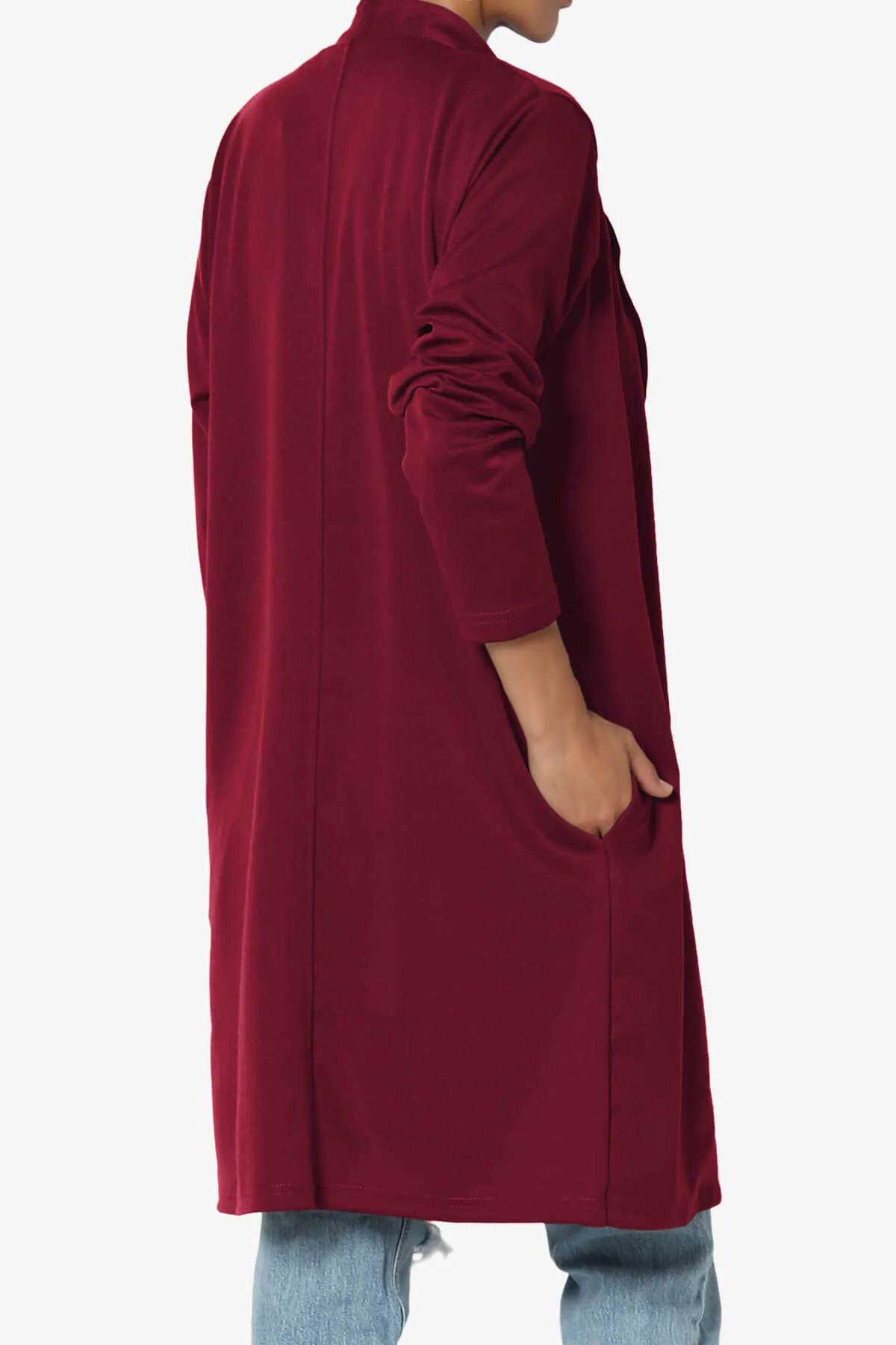 Hawke Open Front Knit Long Jacket
