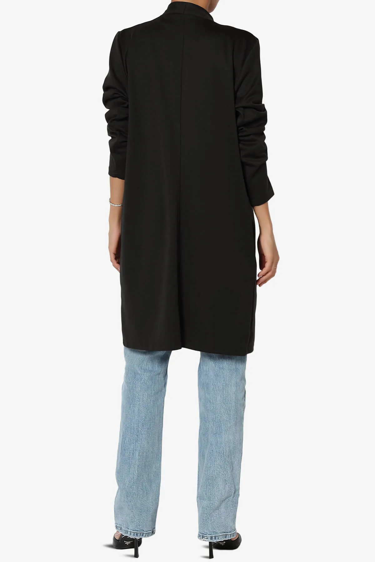 Hawke Open Front Knit Long Jacket