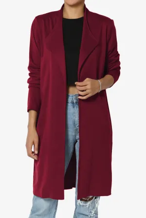 Hawke Open Front Knit Long Jacket