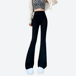 High-Waisted Stretch Flare Yoga Pants