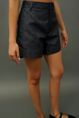 Ian Women's Tailored Denim Shorts