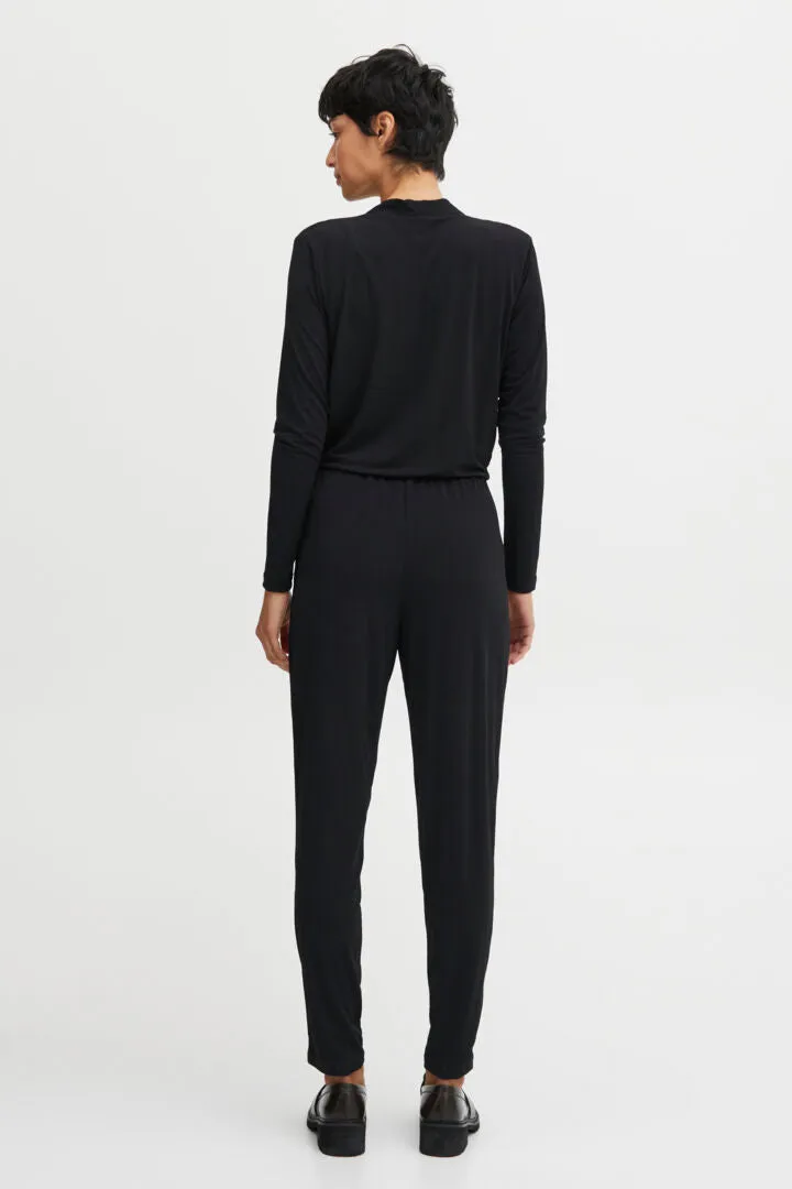 ICHI lima Black Jumpsuit
