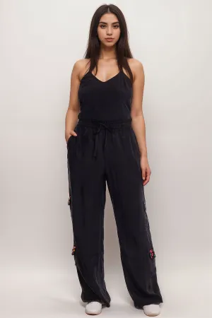 Johnny Was Biya Phillis Crochet Cargo Pants B67824 *