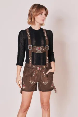 Kruger Woman's Lederhosen Short "Jorina" brown (32-40)