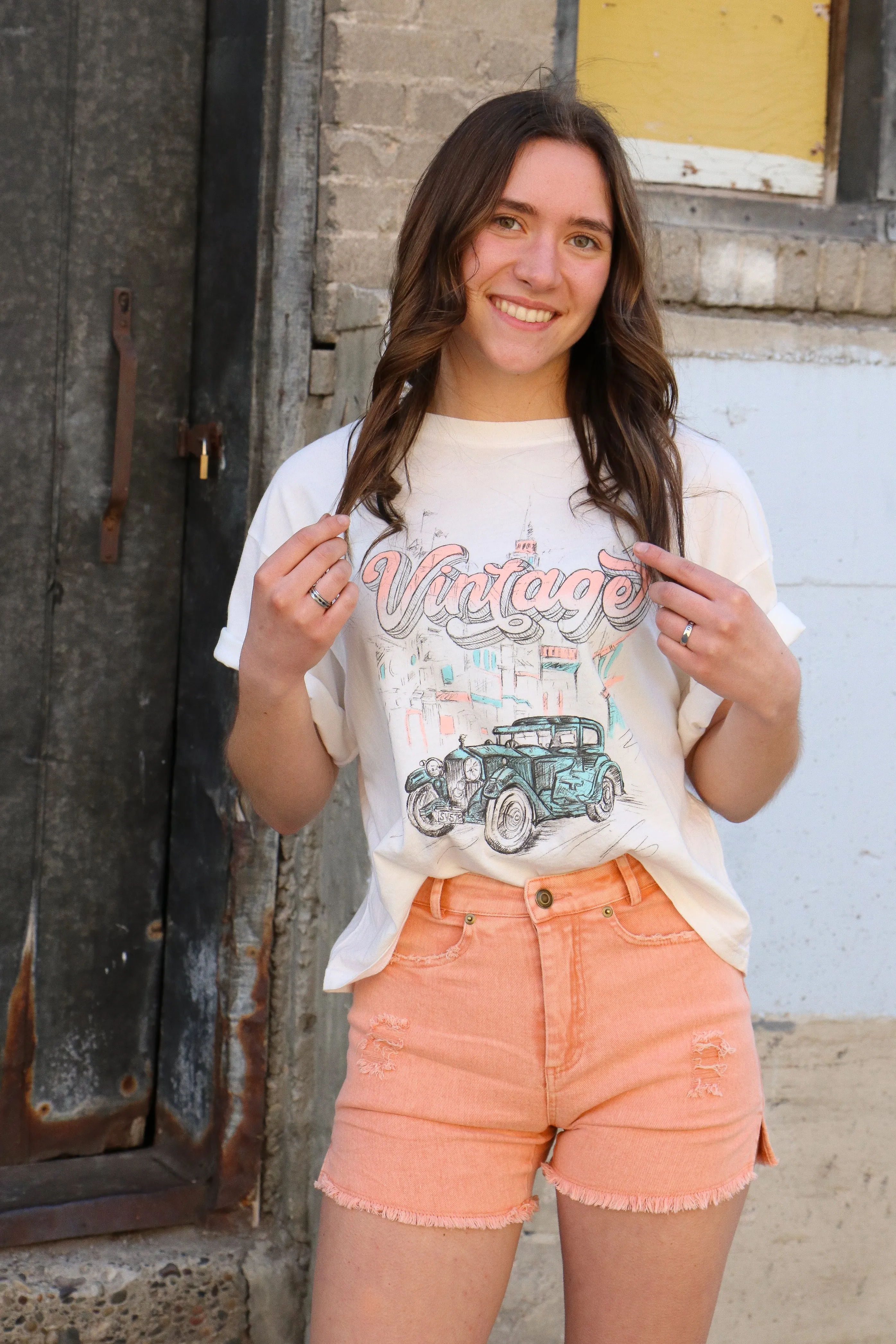 Lola Cotton Stretch Shorts - Final Sale