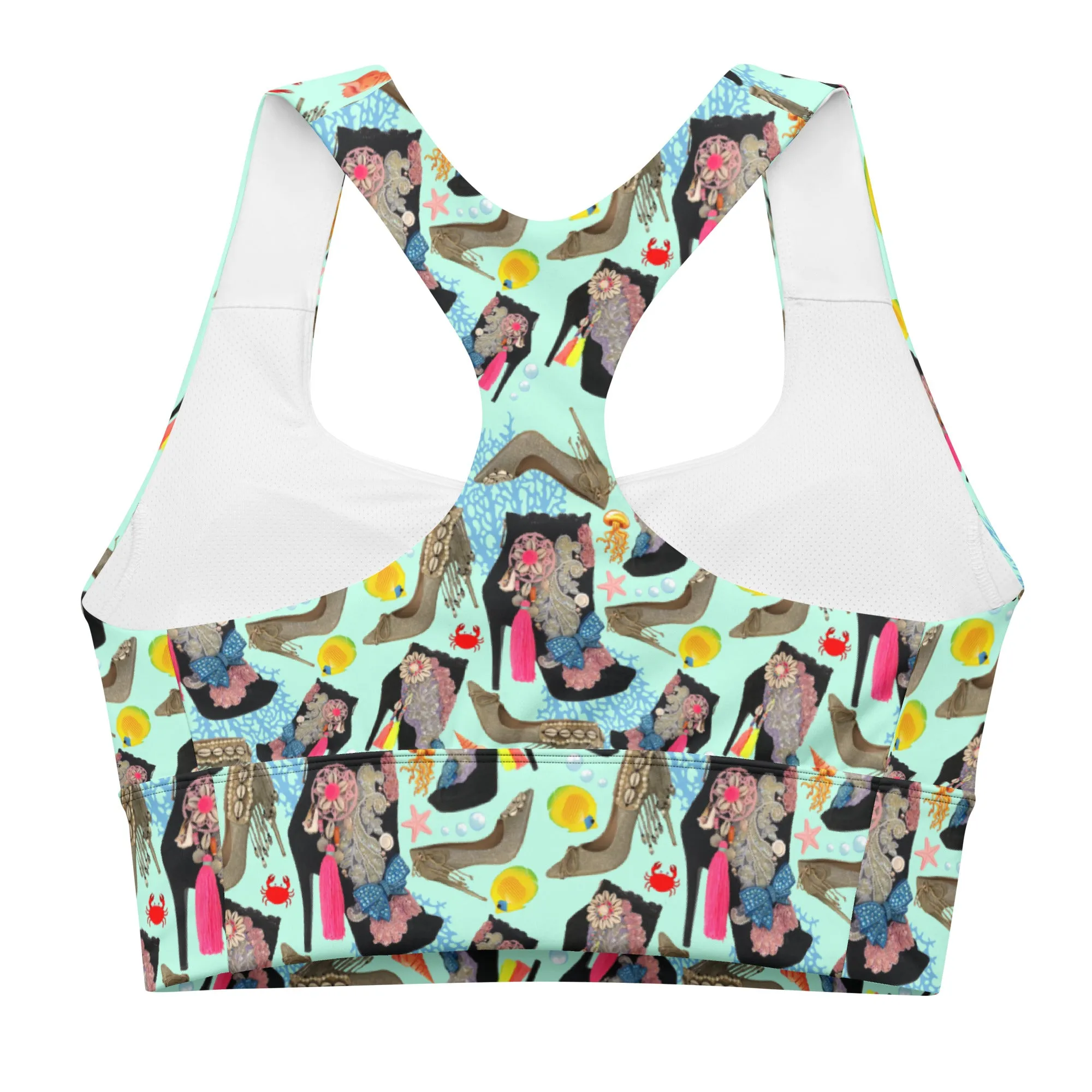 Longline sports bra 'Ocean'