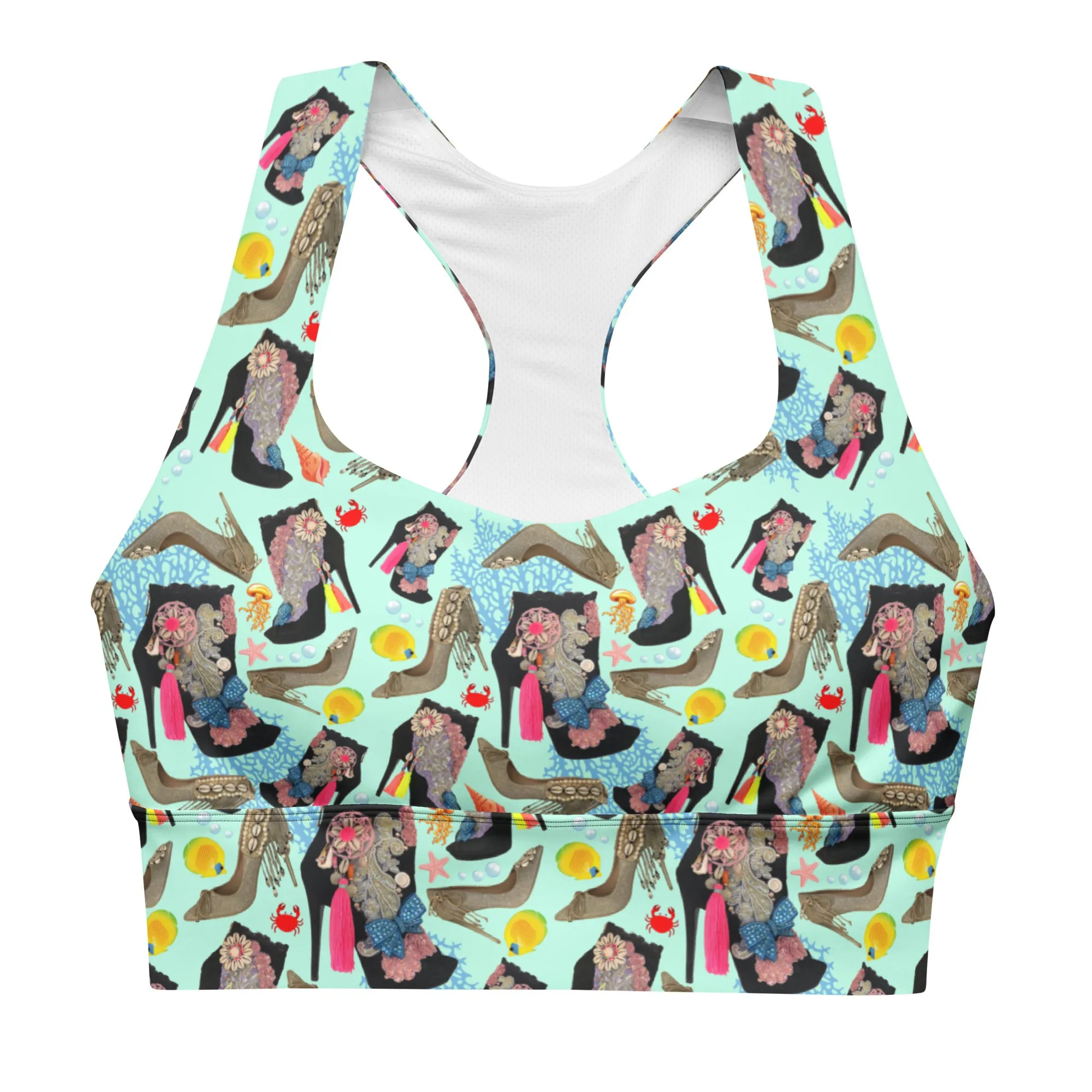 Longline sports bra 'Ocean'