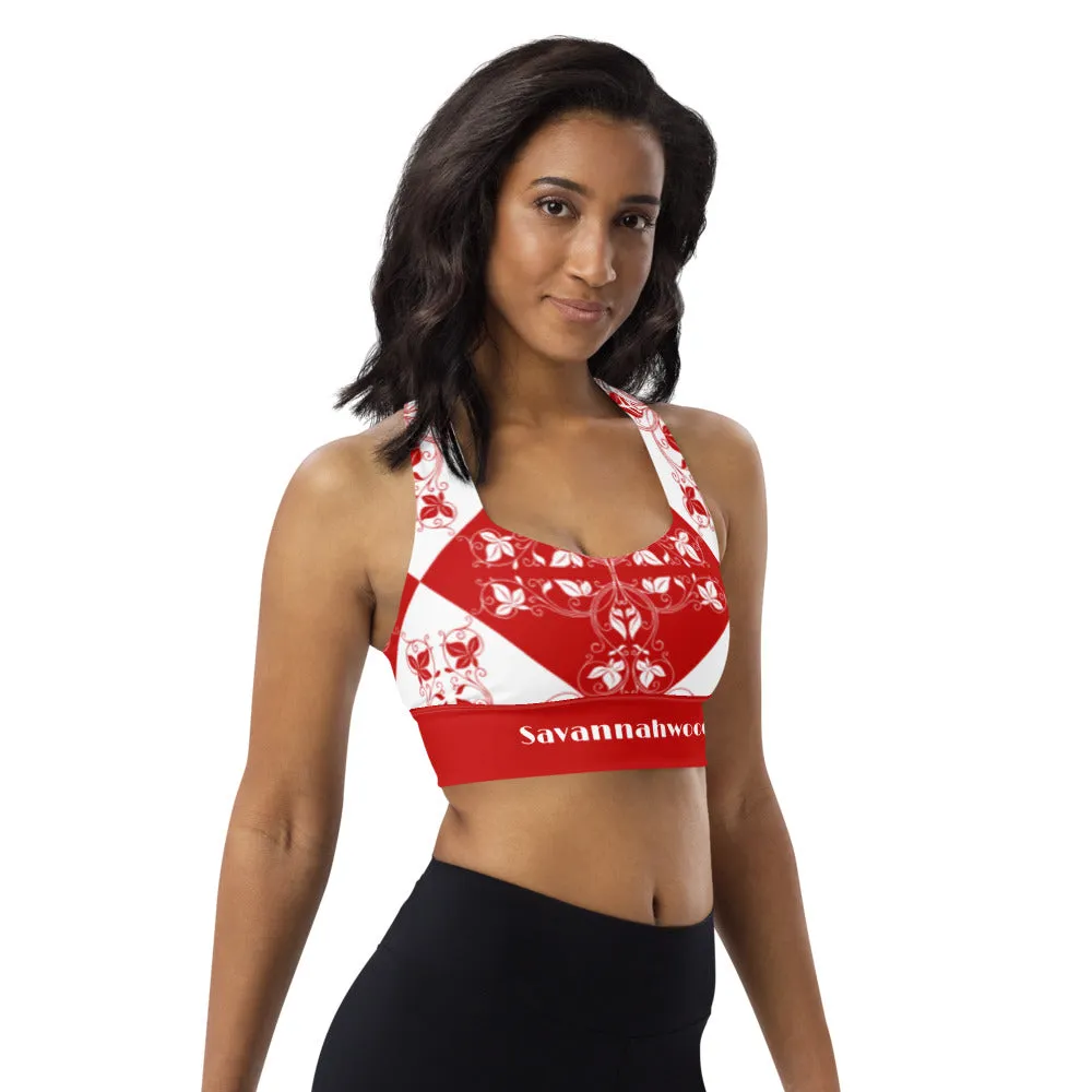 Longline sports bra Xene Red