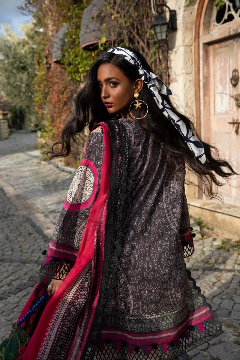 M221-004A-CI | Sana Safinaz Muzlin Spring Collection 2022 Vol 1  | Unstitched Printed Lawn Suits