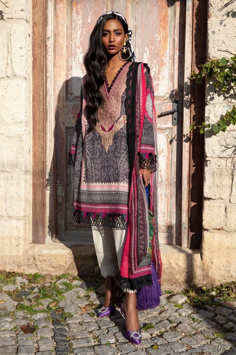 M221-004A-CI | Sana Safinaz Muzlin Spring Collection 2022 Vol 1  | Unstitched Printed Lawn Suits