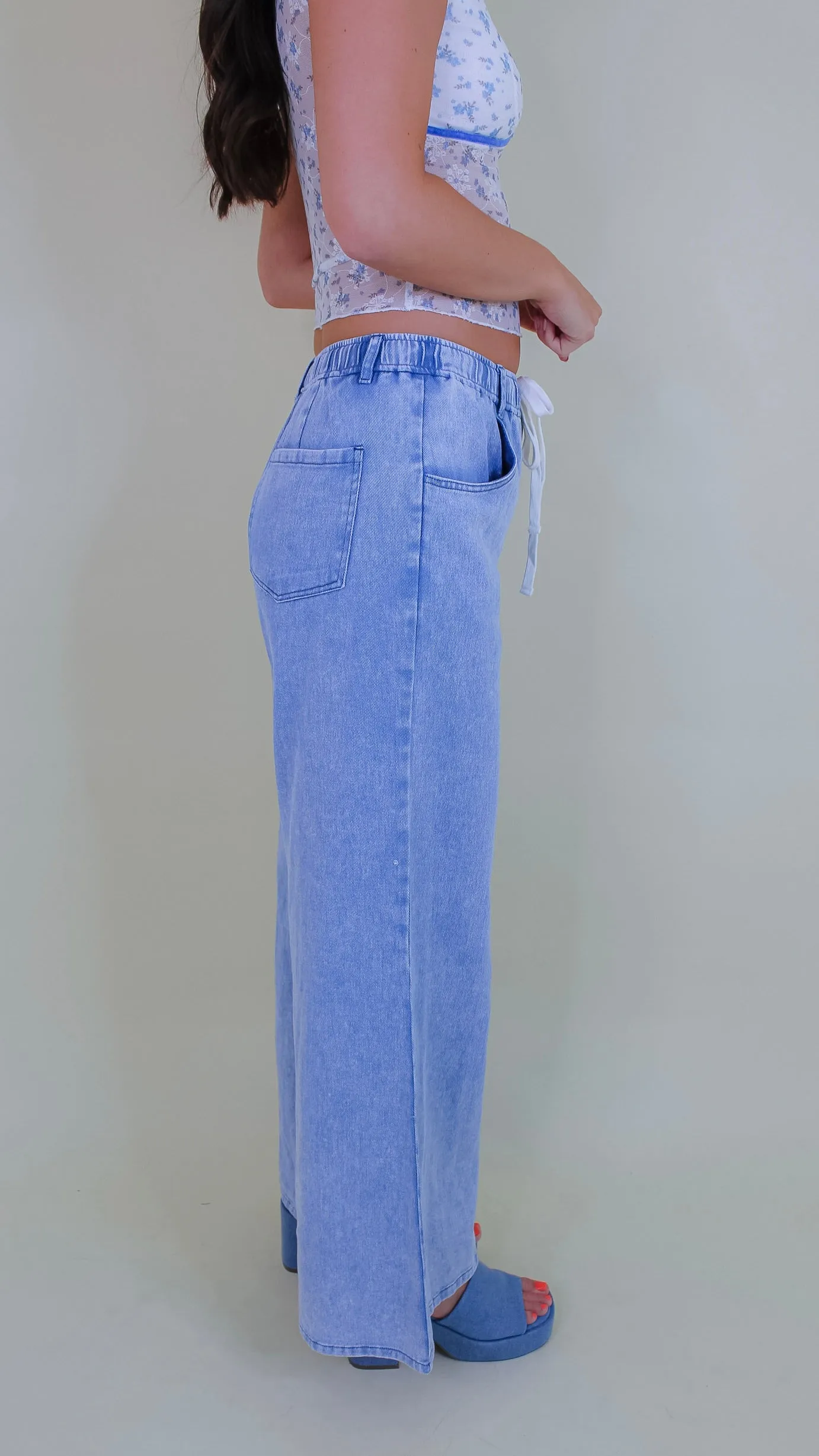 Maia Blue Denim Pants
