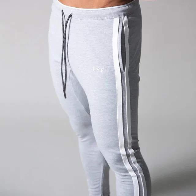 Men Pants Fitness Casual Elastic Pants men Bodybuilding Clothing Casual Navy Military Sweatpants Joggers Pants 20CK21