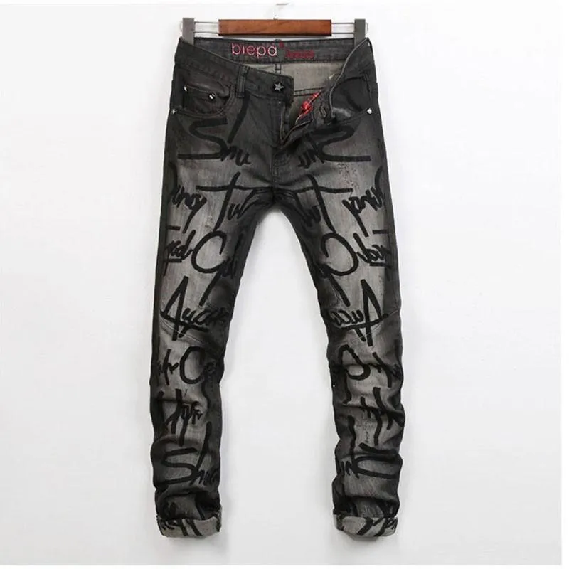 Men's Fashion Write Me A Book Jeans