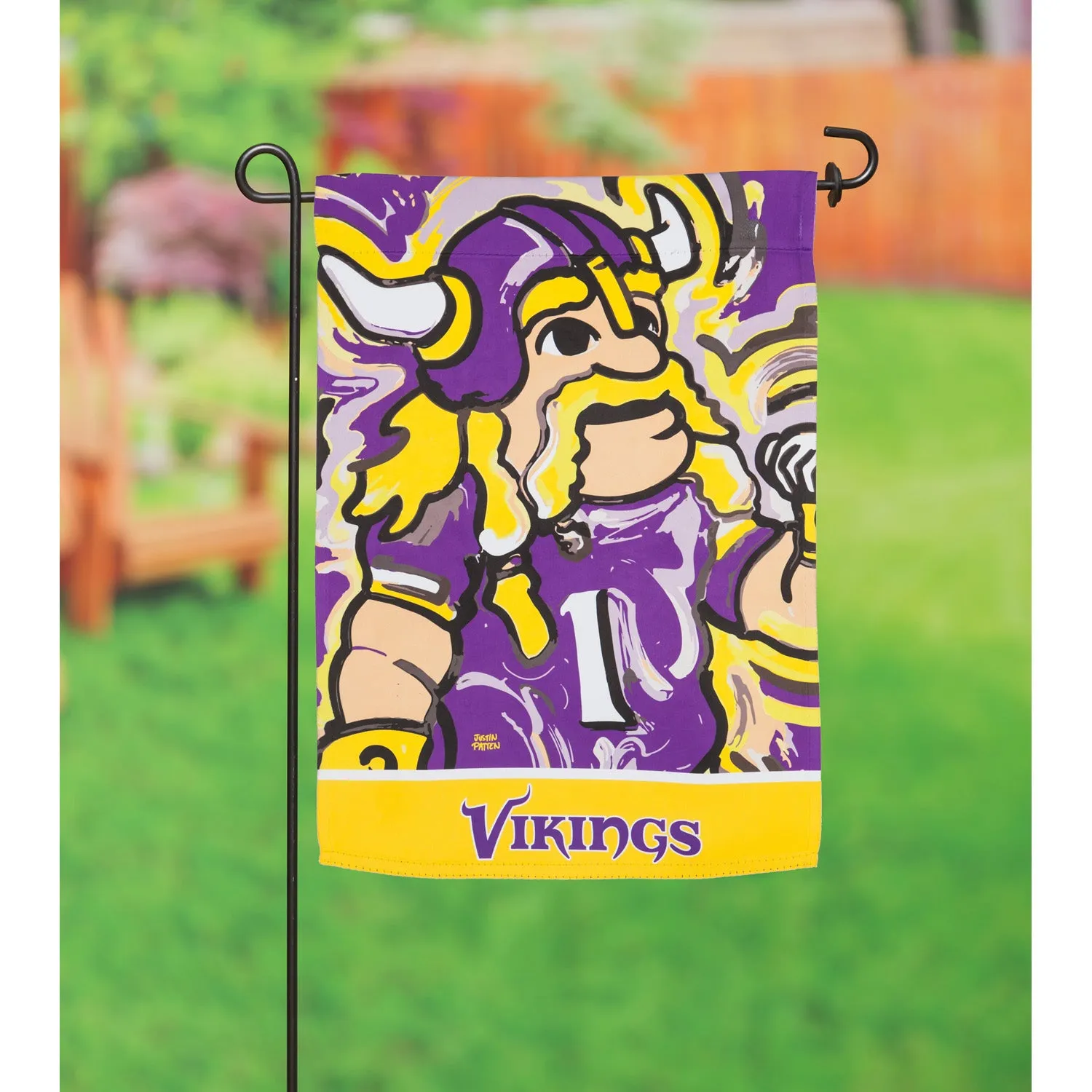 Minnesota Vikings, Suede GDN Justin Patten,14s3817jpa
