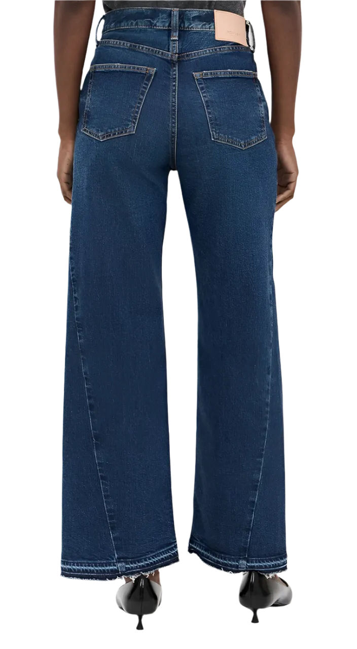 Moussy Vintage - Espanola Wide Leg Denim Jeans - Blue