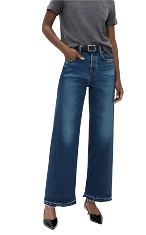 Moussy Vintage - Espanola Wide Leg Denim Jeans - Blue