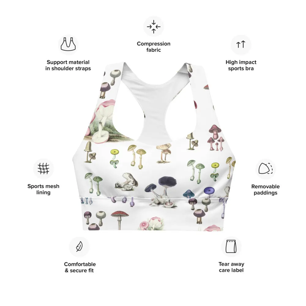 Mushroom Dreams Sports Bra
