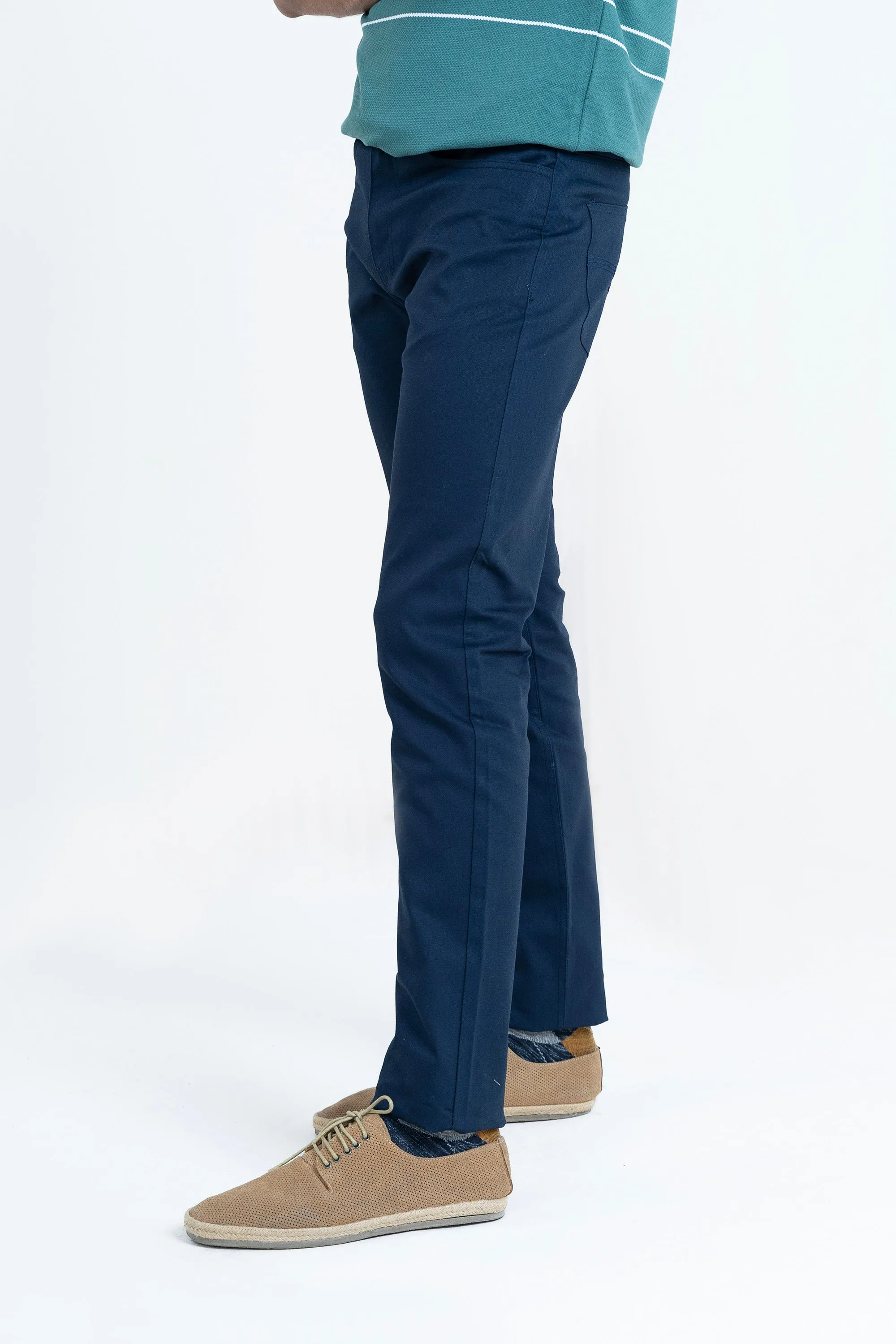 Navy Smart Fit Pants