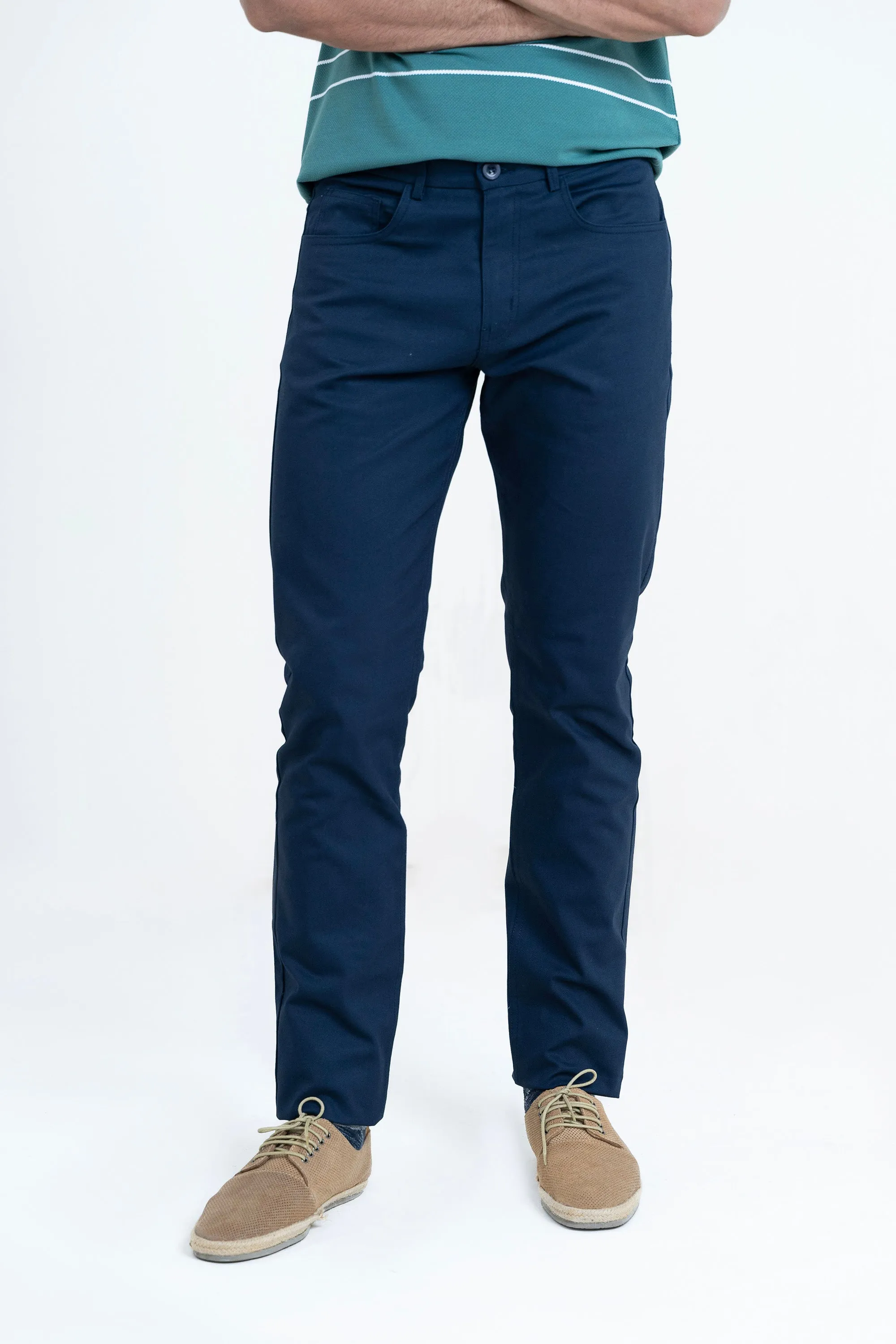 Navy Smart Fit Pants