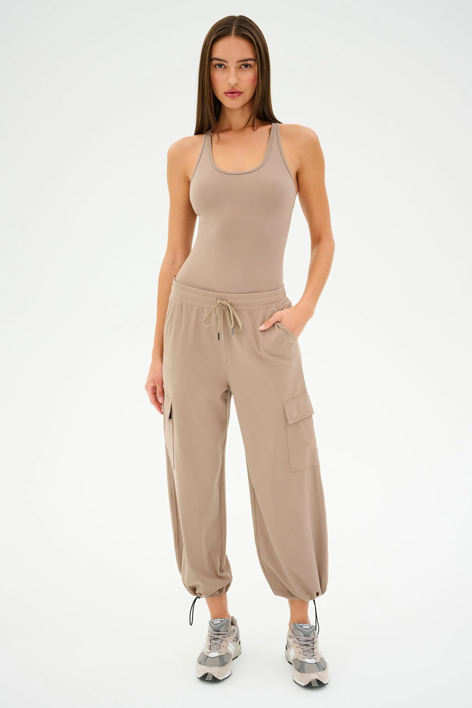 Nico Airweight Cargo Pant - Latte