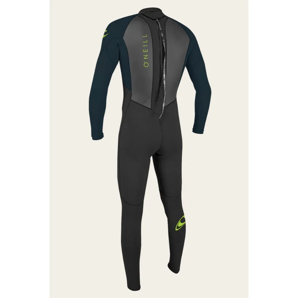 O'NEILL YOUTH REACTOR-2 3/2 BACK ZIP BLACK/SLATE