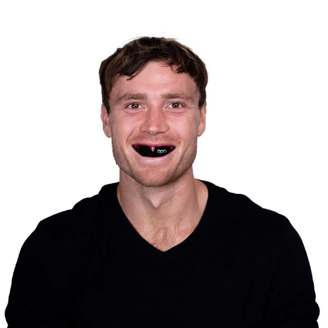 OPRO Silver Level Black - Match Level Self-Fit Mouthguard