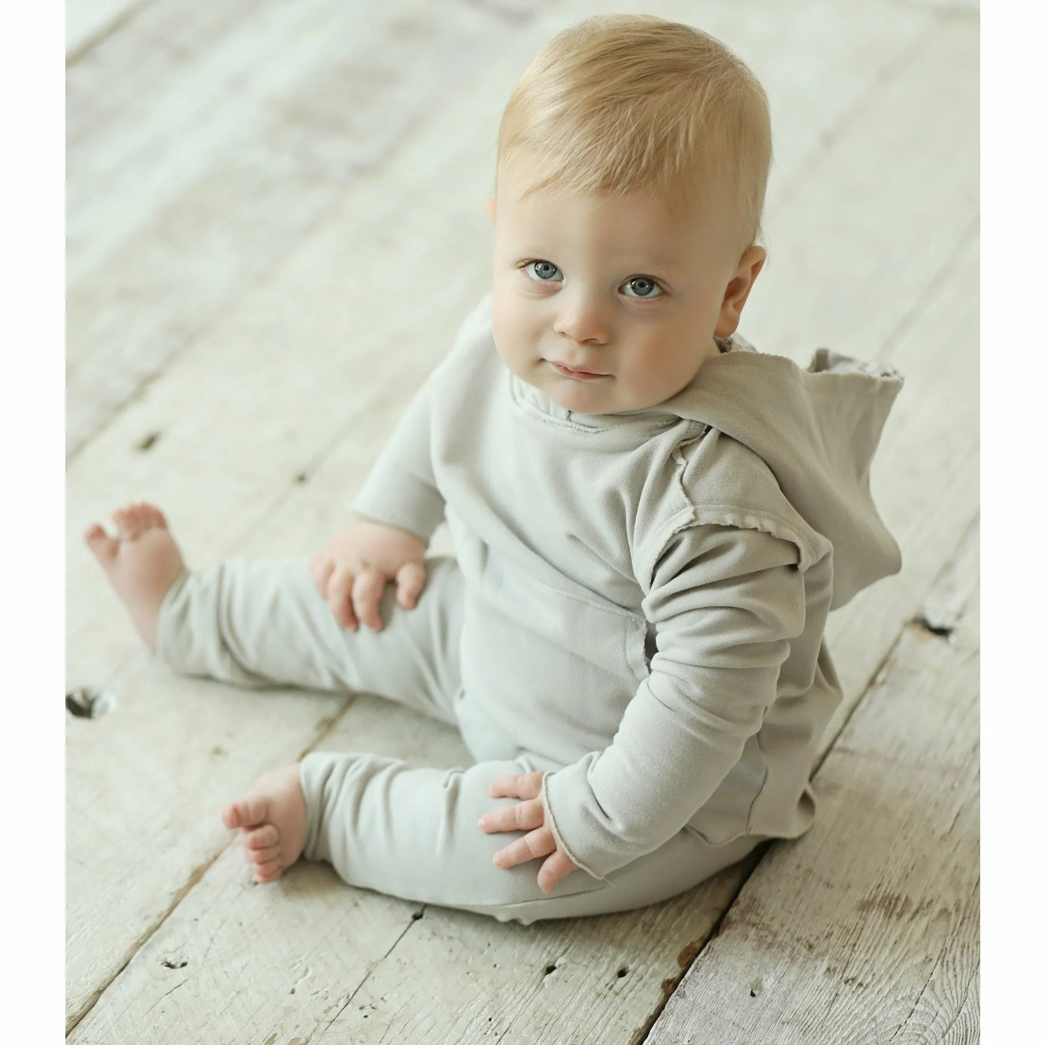 Organic Baby Malibu Pants Stone