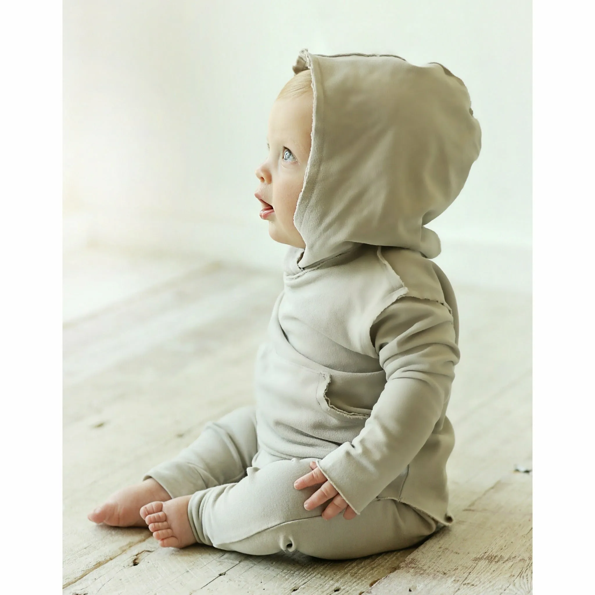 Organic Baby Malibu Pants Stone