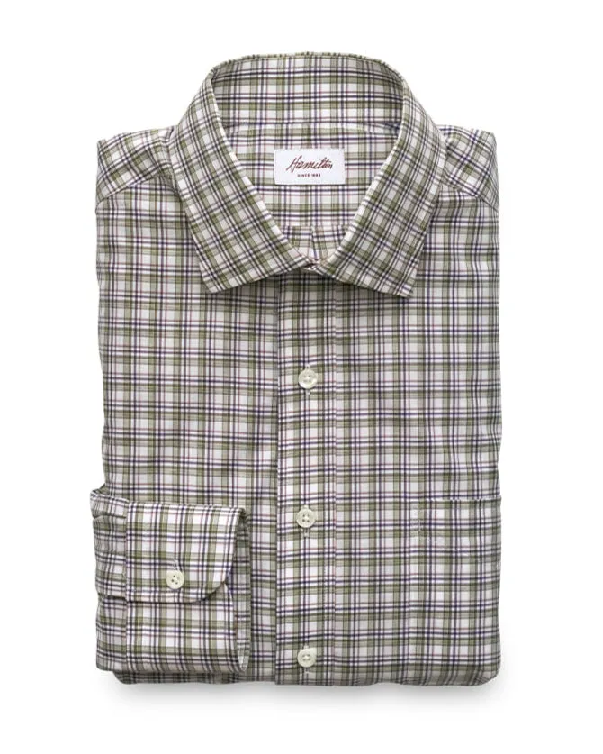 Parmer Check (Olive/Blue)