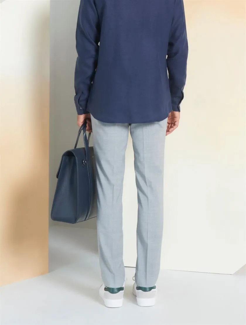 Perona   -   Mens-Bottoms-Trousers & Denims-Nathan-Pma-Ss24-163-28-Cement Grey