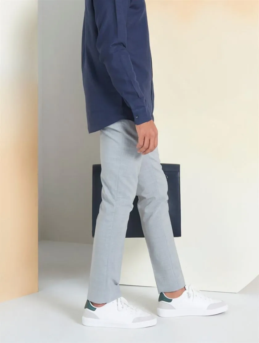 Perona   -   Mens-Bottoms-Trousers & Denims-Nathan-Pma-Ss24-163-28-Cement Grey
