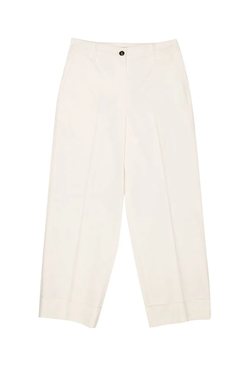 Perona   -   Womens-Bottoms-Trousers & Denims -Mel-Pwa-Ss24-511-24-White