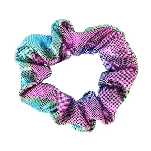 Pink Poppy Shimmering Mini Scrunchie - 3 Colors Available
