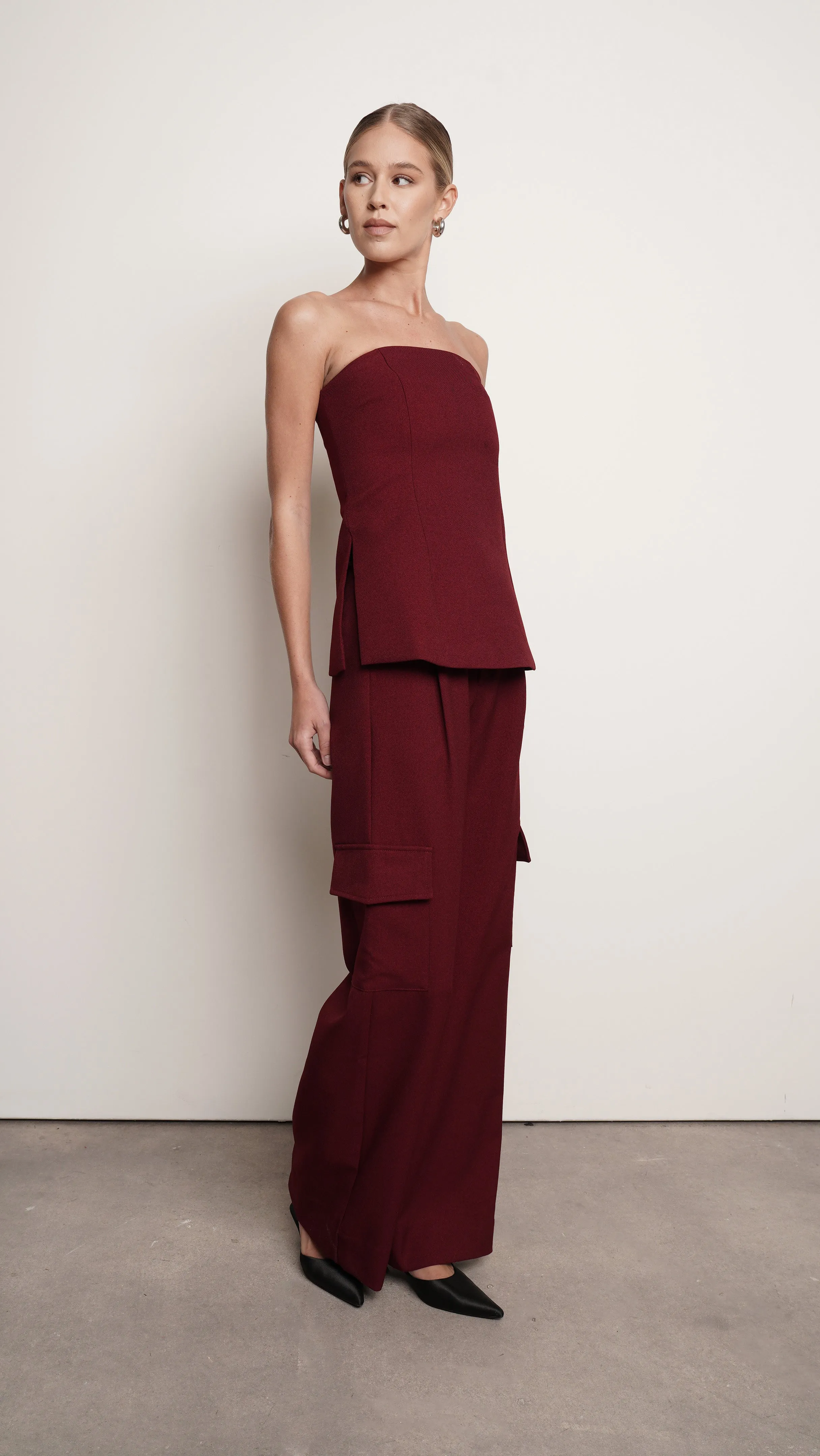 Piper Pant- Burgundy