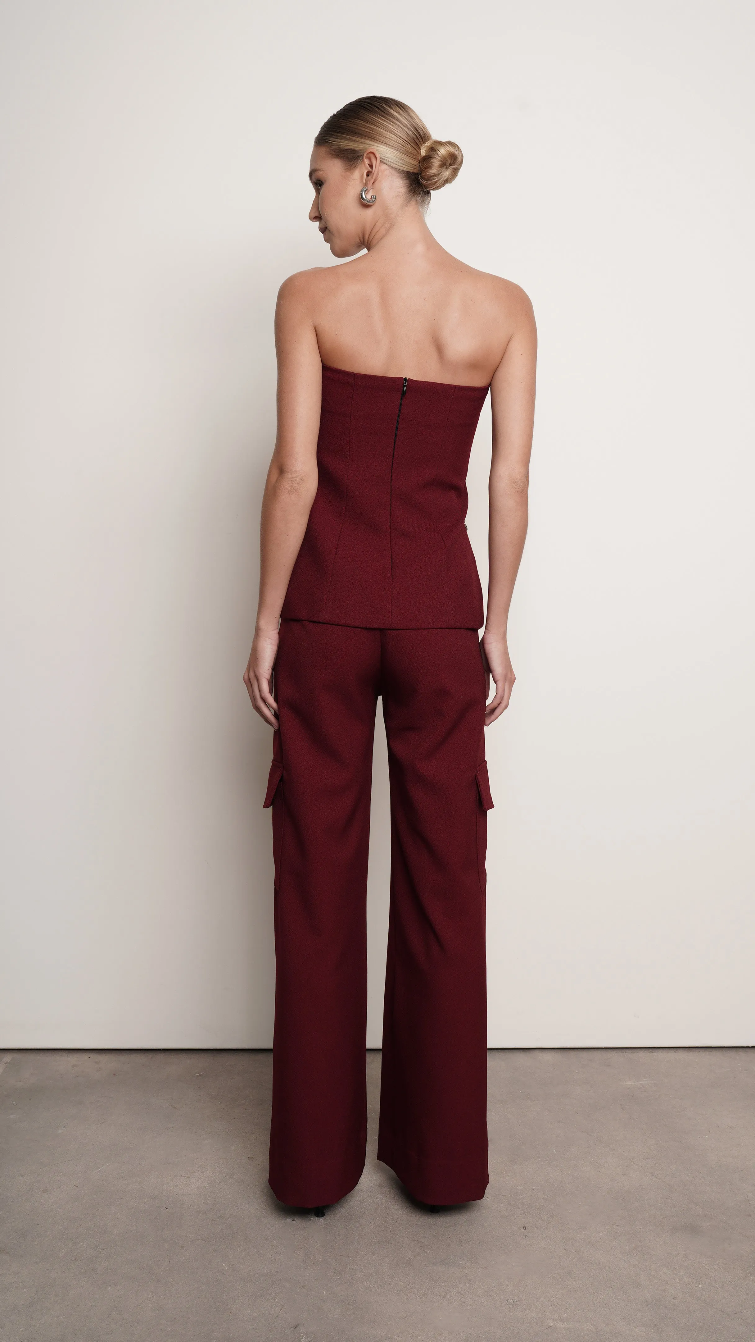Piper Pant- Burgundy