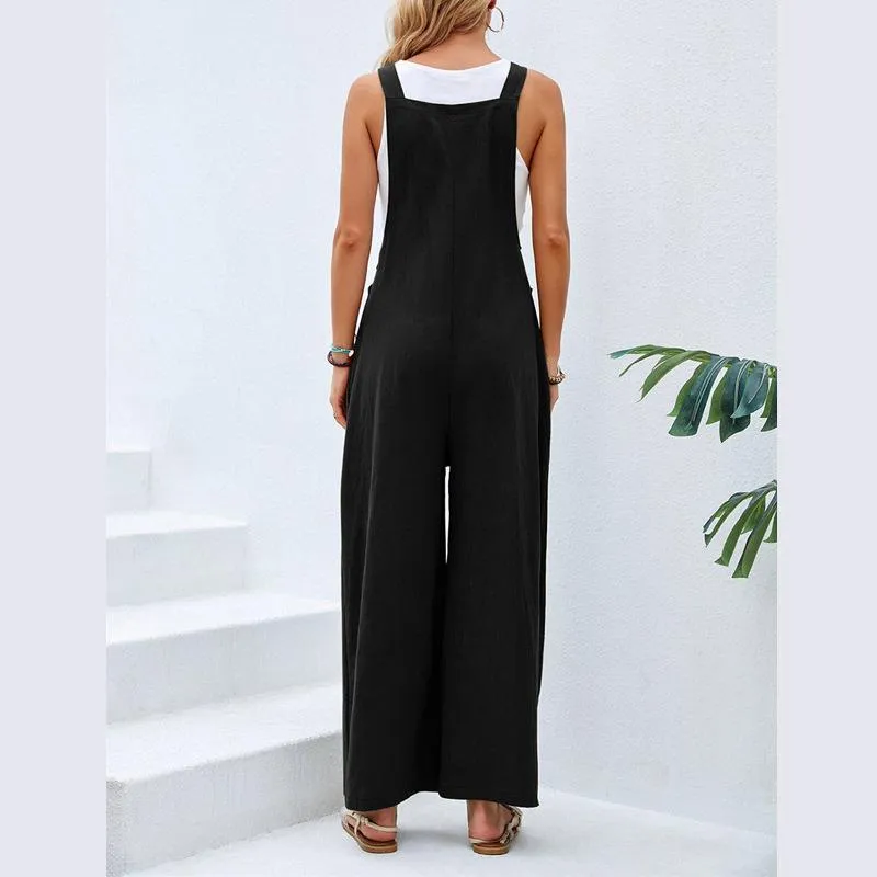 Plus-size casual suspenders in solid colors S-240201-32