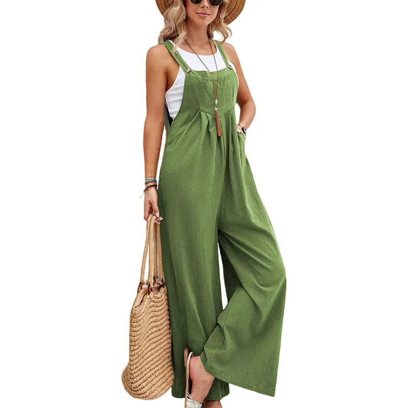 Plus-size casual suspenders in solid colors S-240201-32