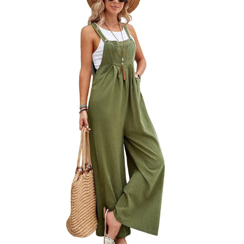 Plus-size casual suspenders in solid colors S-240201-32