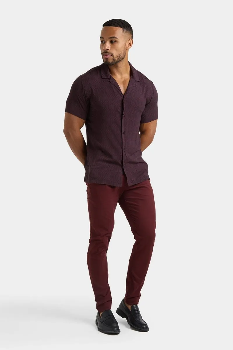 Printed Shirt in Black Retro