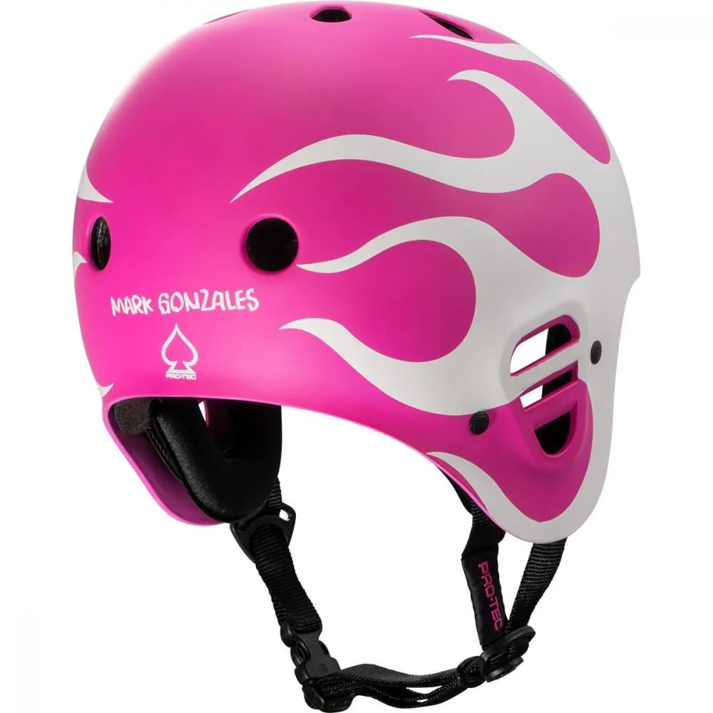 Pro-Tec Helmet Full Cut Cert Gonz Flame - Purple / White