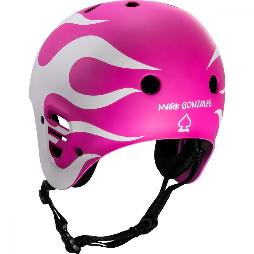 Pro-Tec Helmet Full Cut Cert Gonz Flame - Purple / White