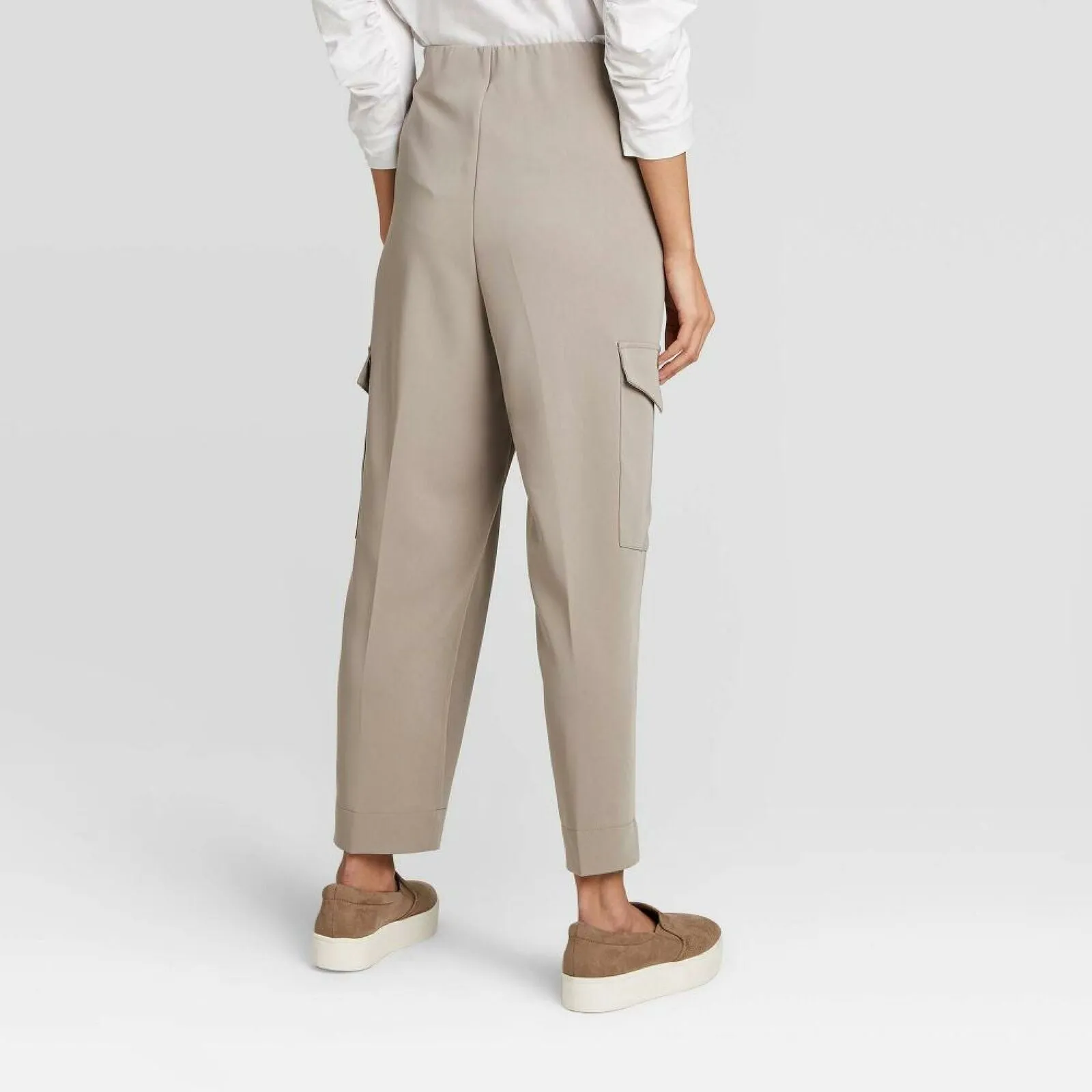 Prologue Women's Mid-Rise Ankle Length Cargo Pants