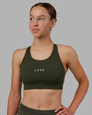 Propel Sports Bra - Forest Night