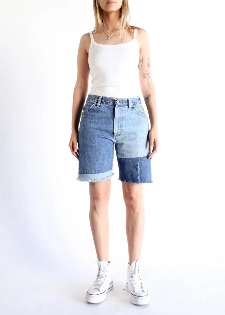 RCYCLD Two Tone Denim Short