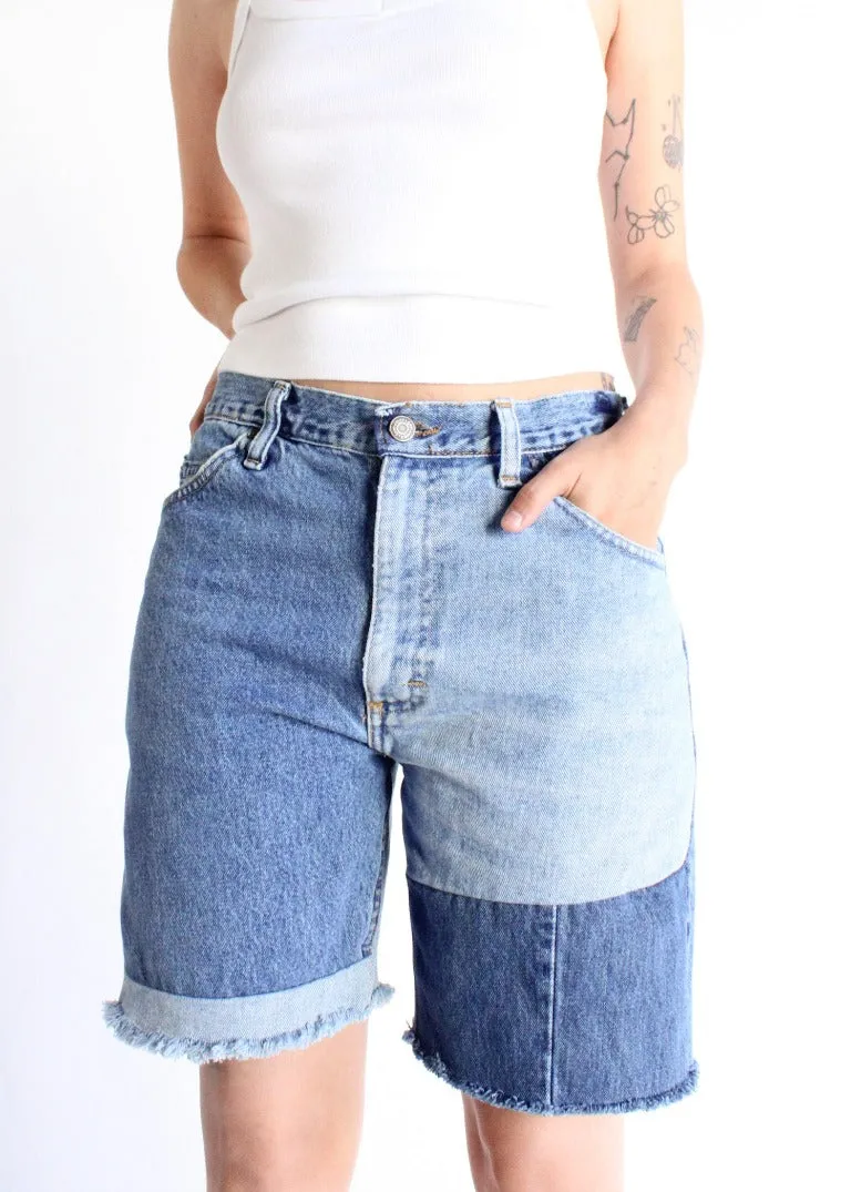 RCYCLD Two Tone Denim Short