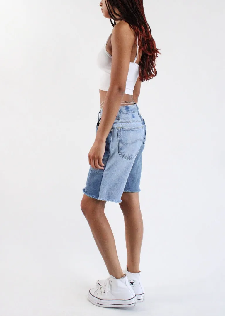 RCYCLD Two Tone Denim Short